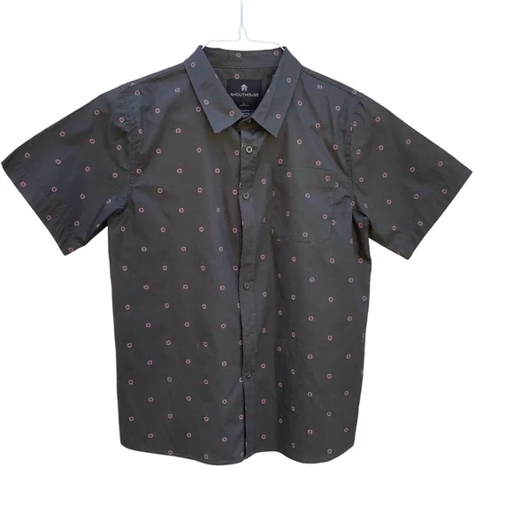 Shouthouse Boys Button Down Collar Shirt, Large 14/16 - Picture 2 of 3